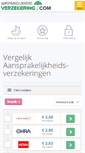 Mobile Screenshot of aansprakelijkheidsverzekering.com